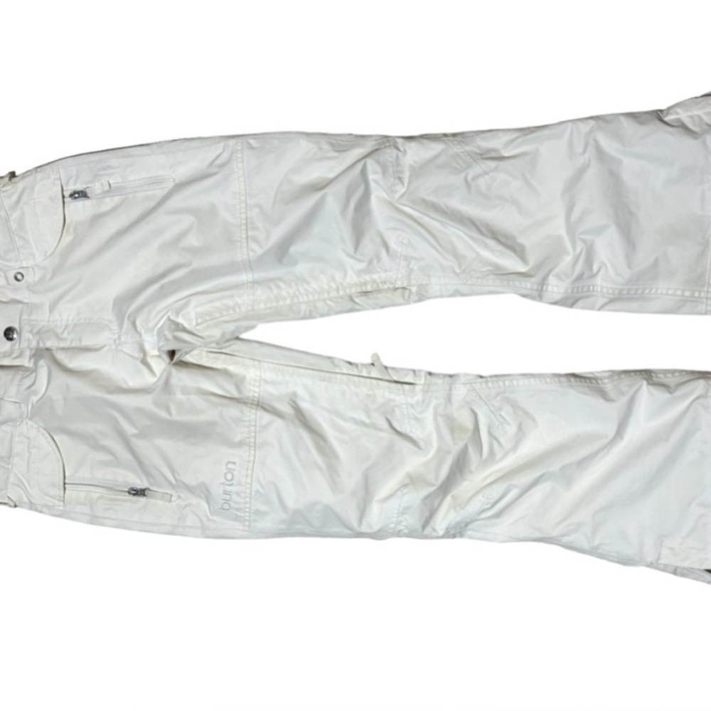 Burton Women’s Snowboard Pants The White Collection Dry Ride Size S Small